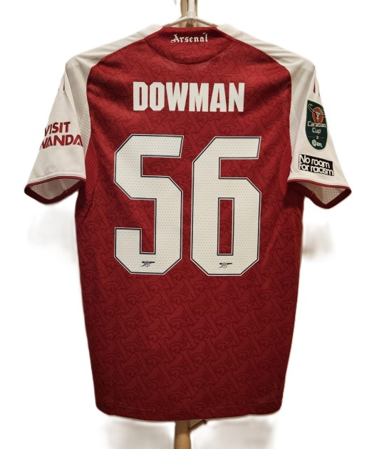Dowman Arsenal Carabao Cup 2025/26 Match-Issued Shirt