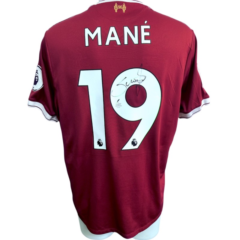 Maglia Ufficiale Mané Liverpool, 2017/18  - Autografata