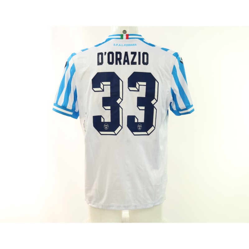 Maglia D'Orazio Unwashed SPAL vs Perugia 2025 - Autografata