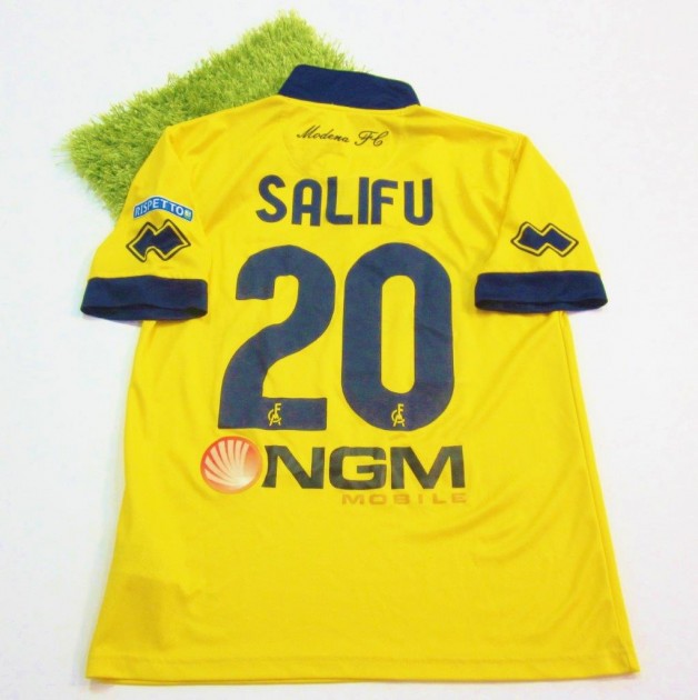 Salifu Modena issued/worn shirt, Serie B 2014/2015