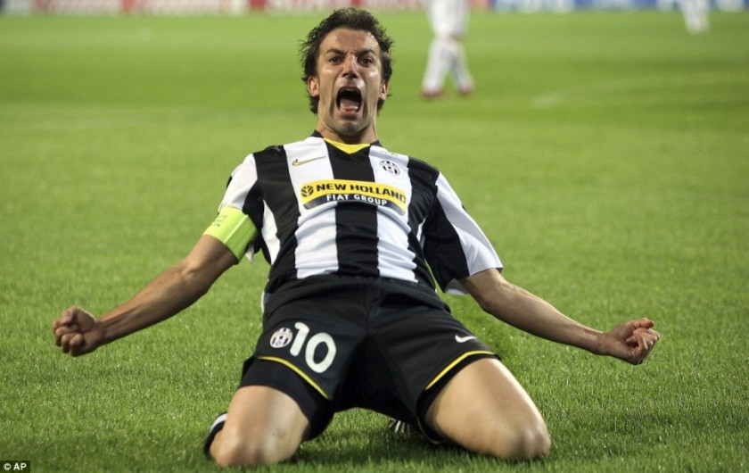 Del Piero's Juventus Training Shirt, 2009/10