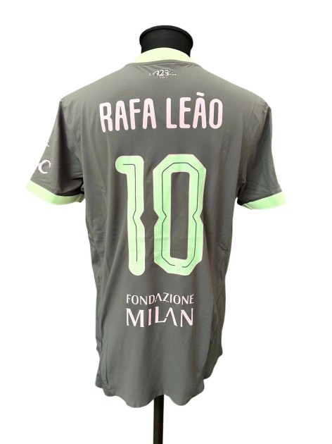 Leao's Issued Shirt, Feyenoord vs Milan UCL 2025