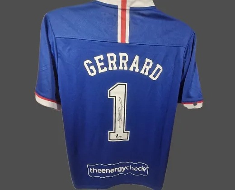 Steven Gerrard's Rangers Signed Shirt