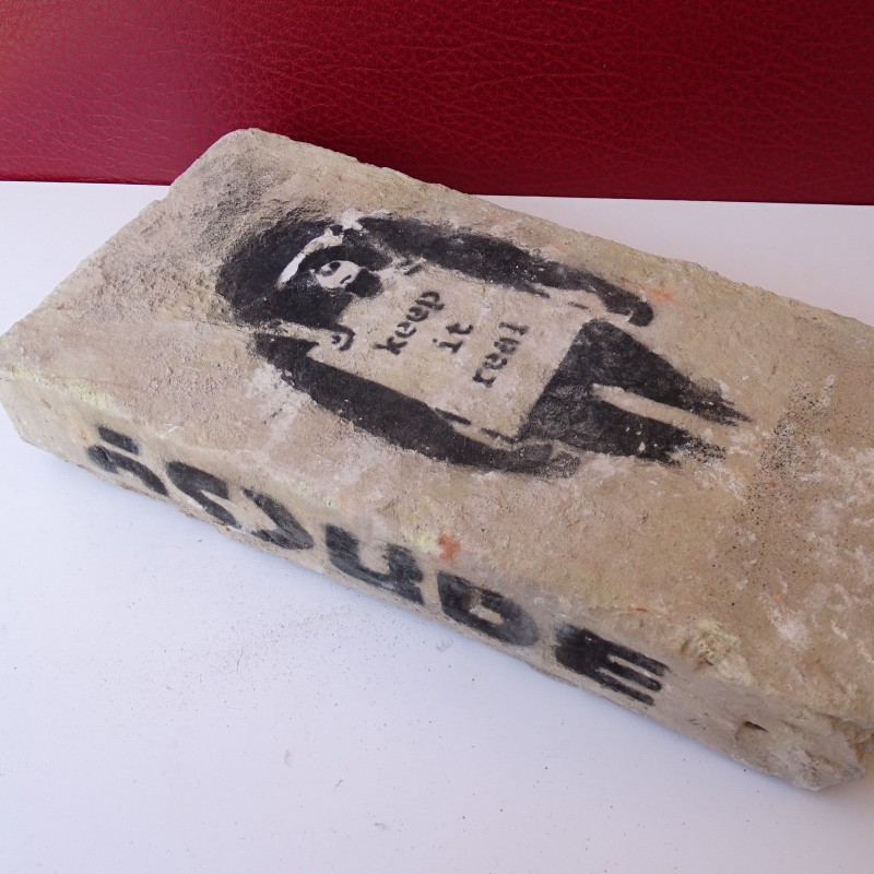 Brick by Banksy (attributed)