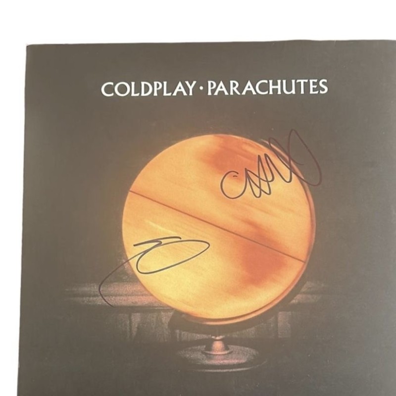 LP in vinile firmato "Parachutes" dei Coldplay