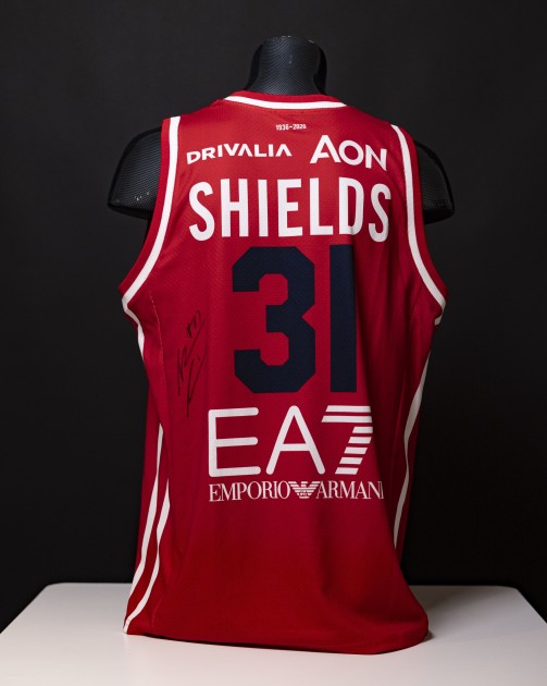 Shavon Shields' Signed Match-Worn Jersey, Olimpia Milano vs Guerri Napoli 2026