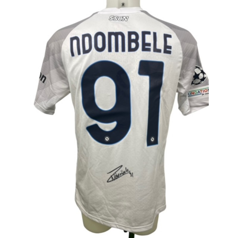 Maglia Ndombélé preparata Eintracht Francoforte vs Napoli 2023 - Autografata