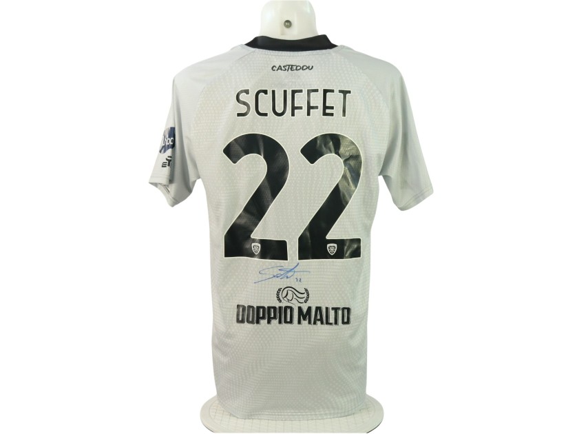 Scuffet's Signed Unwashed Shirt, Cagliari vs Napoli 2024