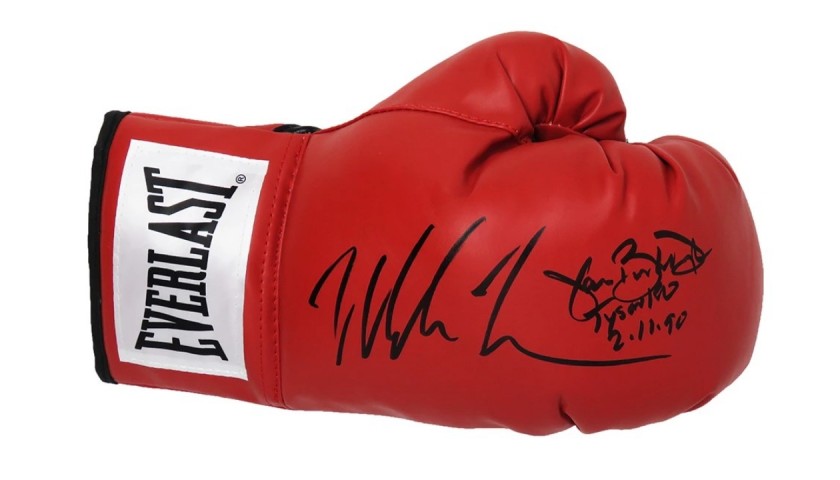 Mike Tyson & Buster Douglas Signed Boxing Glove