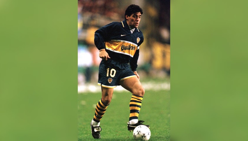Maradona's Official Boca Juniors Signed Shirt, 1995/96 