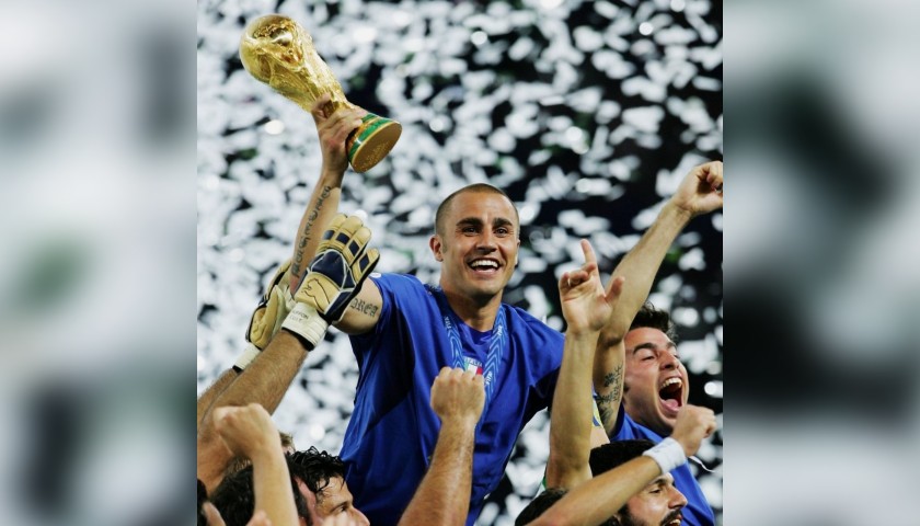 Cannavaro's Italy Match Shirt, Euro 2008 Qualifiers