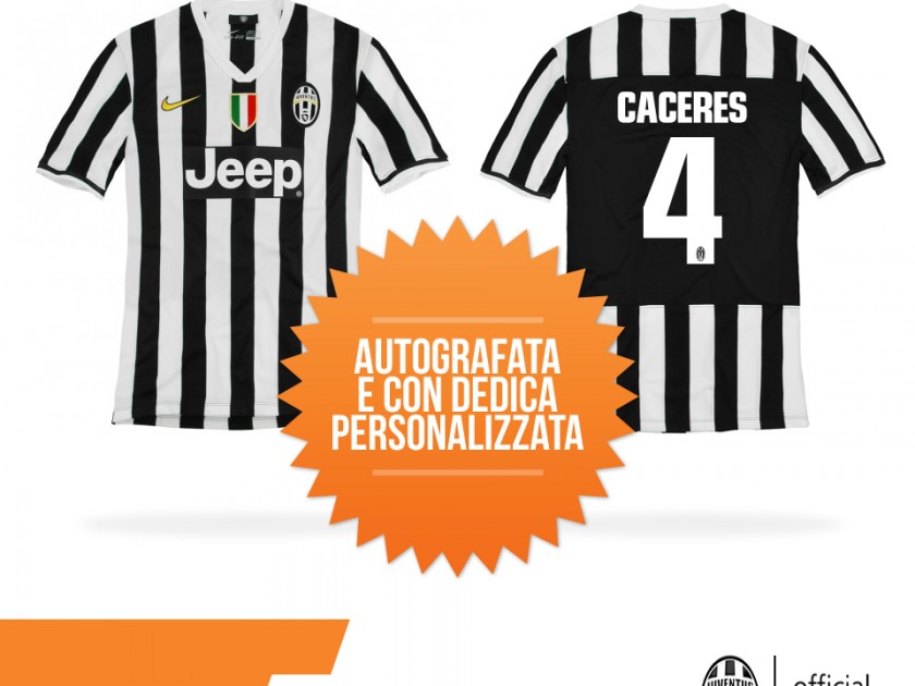 Juventus "authentic" shirt, Martin Caceres - signed