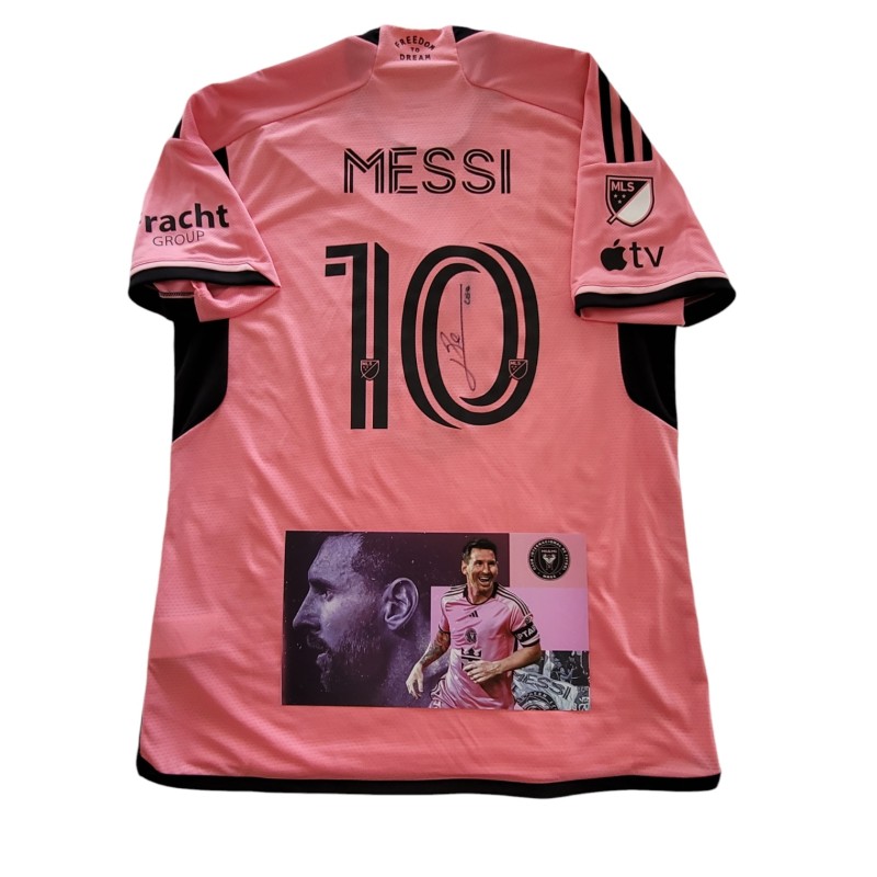 Messi's Signed Issued Shirt, New England Revolution vs Inter Miami 204