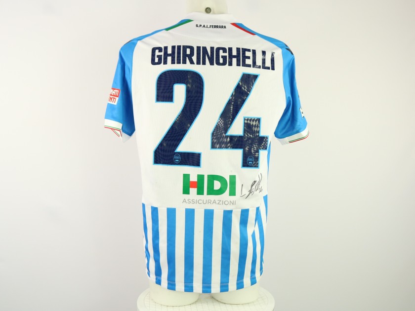 Ghiringhelli's unwashed Signed Shirt, SPAL vs Pineto 2024 