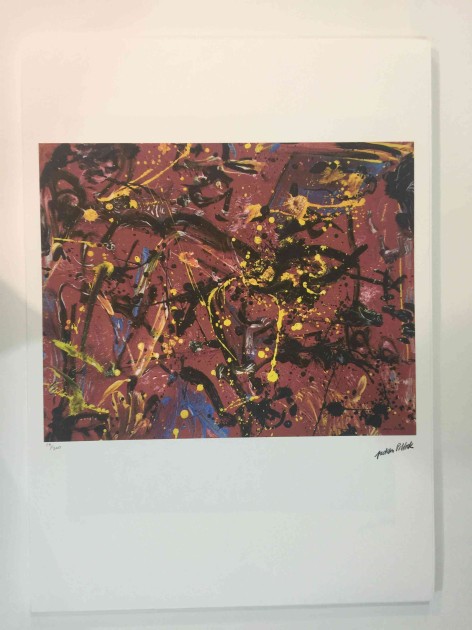 Offset lithography by Jackson Pollock (replica)