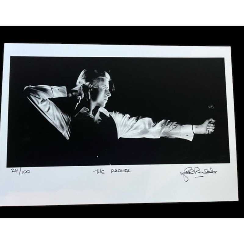 John Rowlands Signed David Bowie Picture