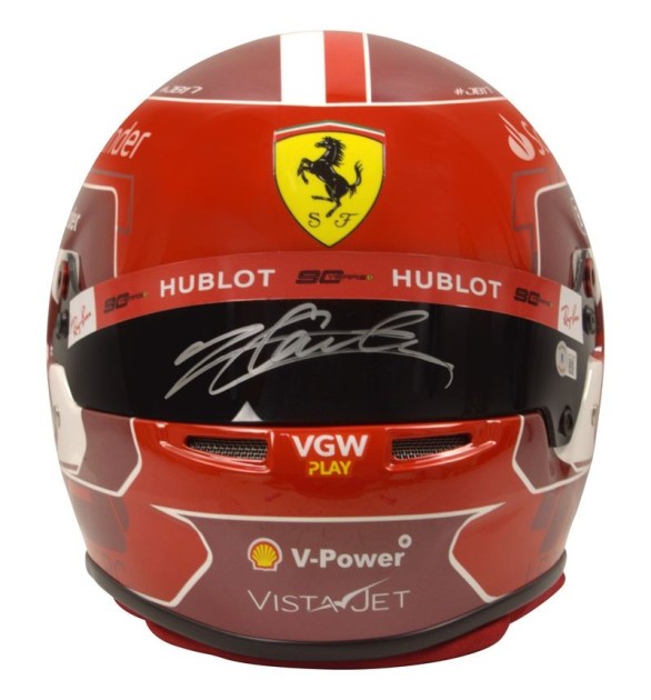 Charles Leclerc Signed 2024 Ferrari Full Size Helmet