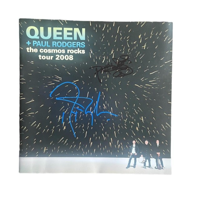 Programma del tour 2008 firmato dai Queen