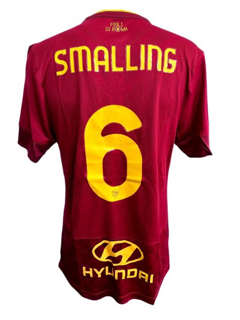 Smalling's Roma Issued Shirt, 2021/22