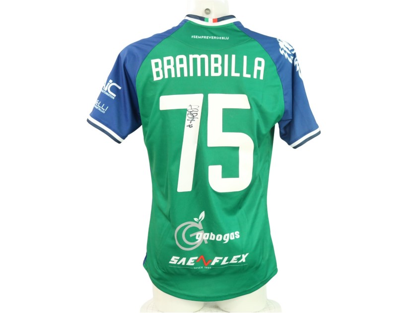 Brambilla's' Signed unwashed Shirt, Feralpisalò vs Atalanta U23 2024