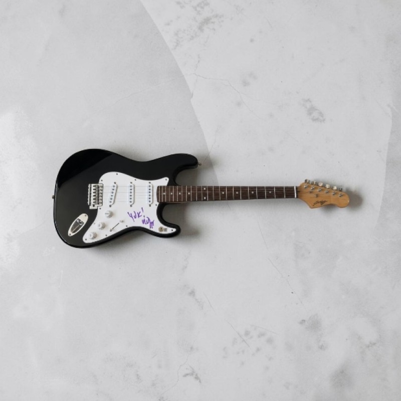 Robert Smith of The Cure Signed Stratocaster Style Electric Guitar 