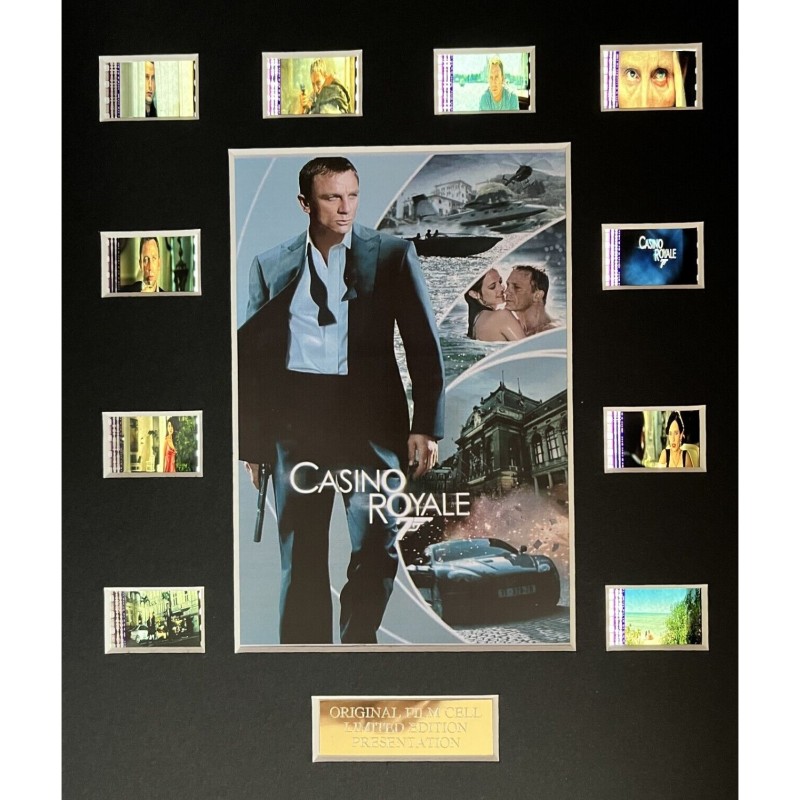 007 - Maxi Card with original fragments from the film James Bond - Casino Royale