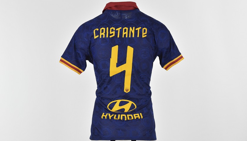 Cristante's Match-Issued Shirt, Roma-Juventus 19/20