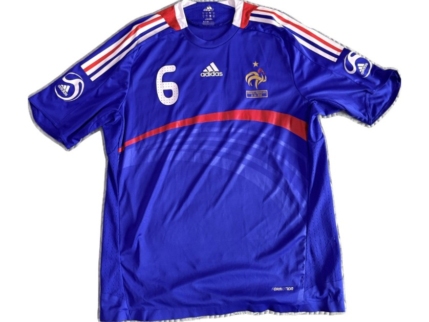 Makelele's France 2008 Match Issued Shirt - Win Match Worn Shirts