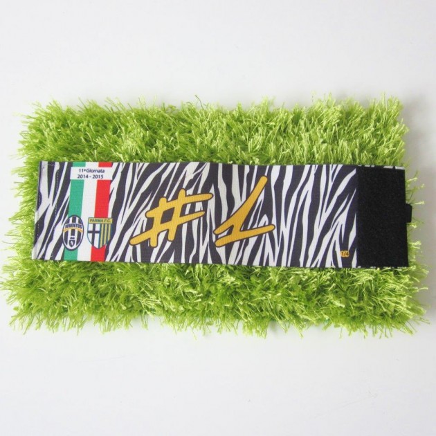 Captain armband worn, Juventus-Parma 9/11/2014, by Gigi Buffon