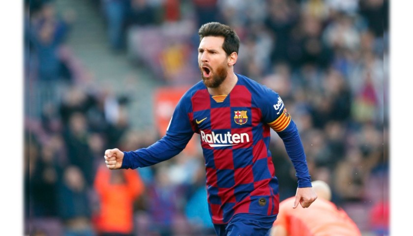 Messi's Match-Issued Barcelona Shirt, 2019/20
