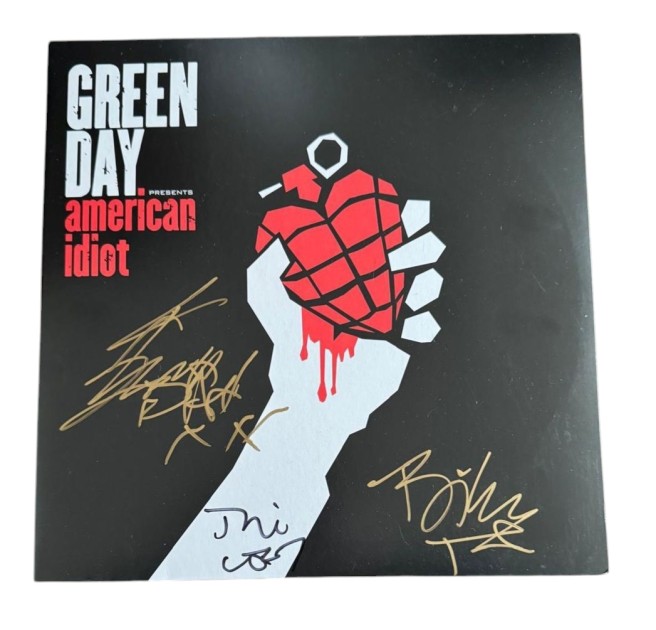 Green Day Signed 'American Idiot' Vinyl LP