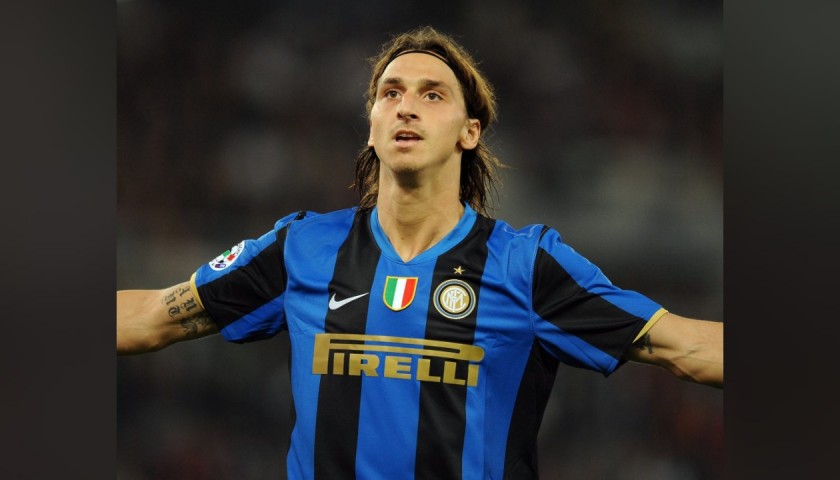 Maglia ufficiale Ibrahimovic Inter, 2008/09 - Autografata