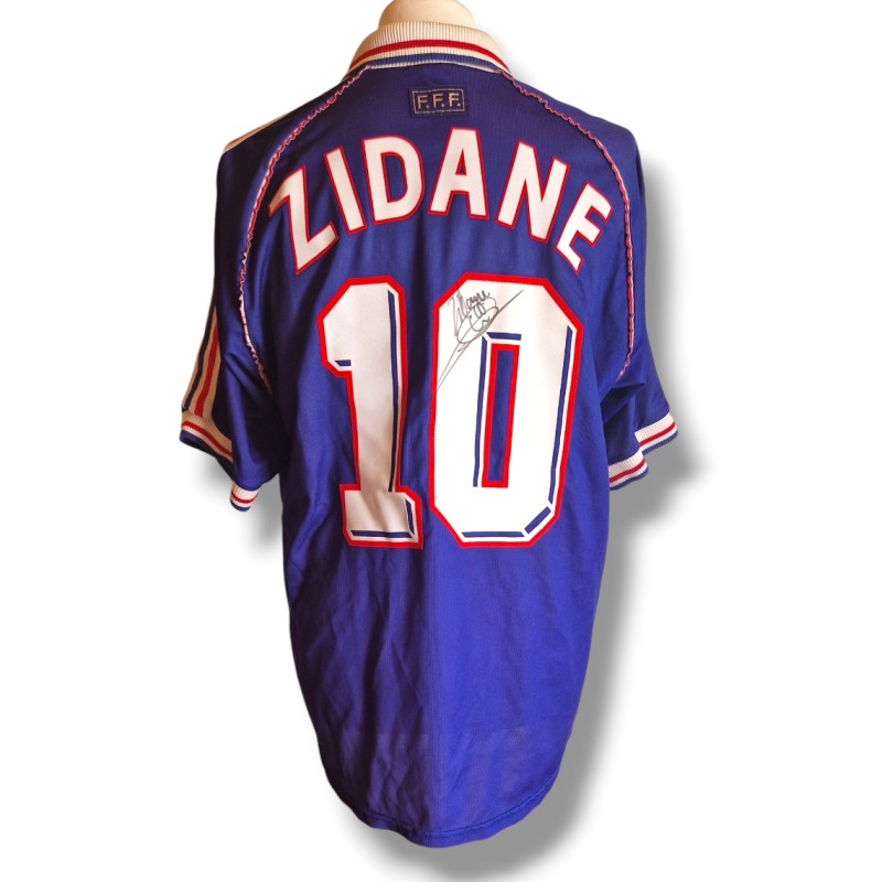 Zidane's France 1998 Signed Shirt