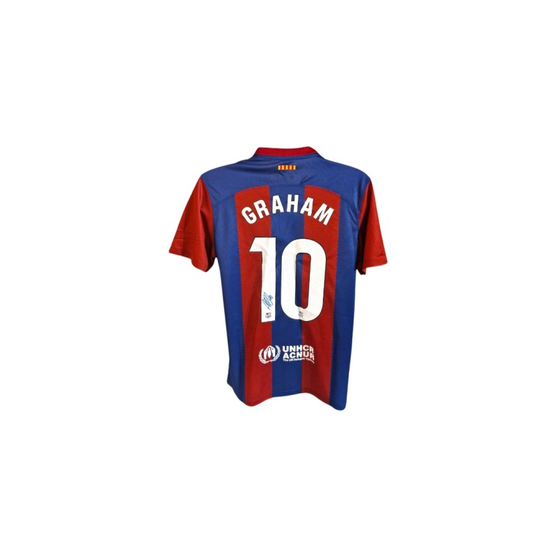 Caroline Graham Hansen's FC Barcelona 2023/24 Signed Replica Shirt