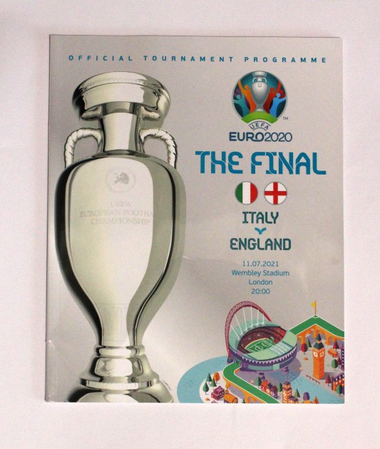 Official Euro 2020 Programme – Signed by Roberto Mancini