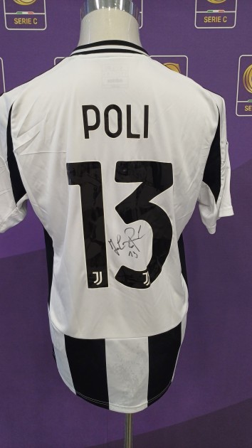 Maglia Poli Juventus Next Gen, preparata 2024/25 - Autografata
