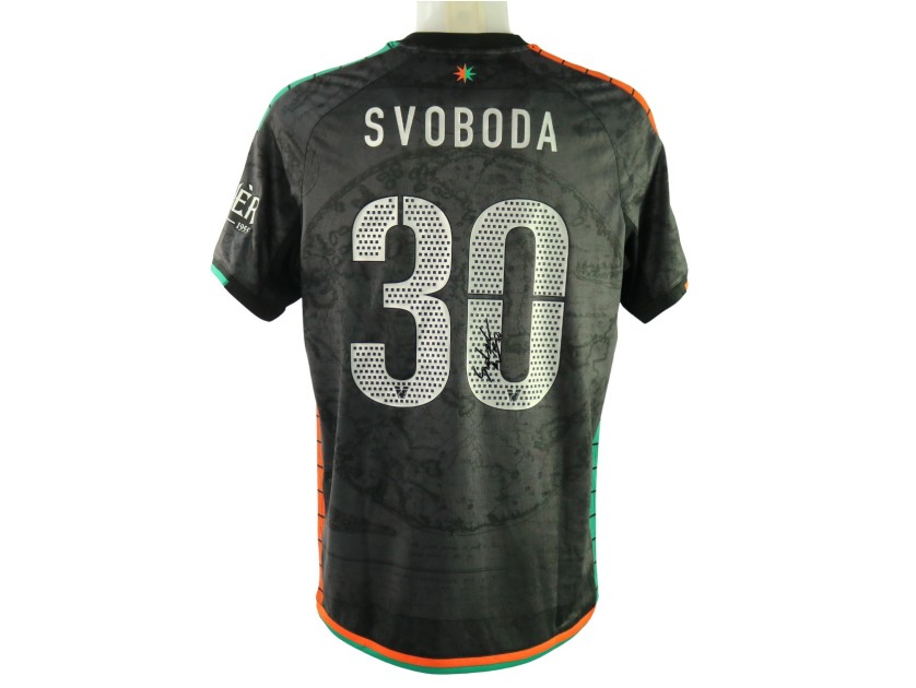 Svoboda's Signed Unwashed Shirt, Hellas Verona vs Venezia Coppa Italia 2025