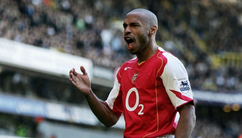 Official Arsenal Shirt, 2004/05 - Signed by Thierry Henry