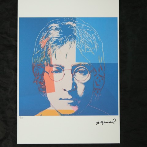 Andy Warhol "John Lennon" Signed Limited Edition