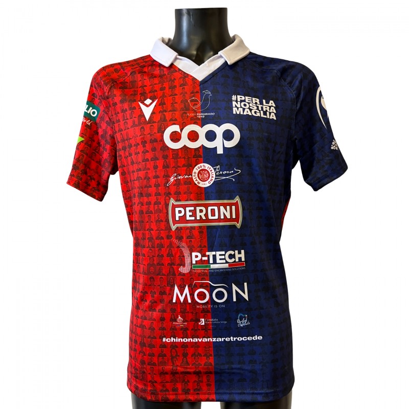 Rugby Parabiago Worn Match Shirt, 2021/22 - Signed by the Squad