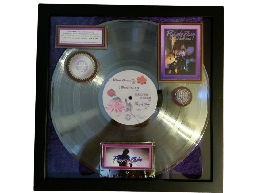 Prince 'Purple Rain' Platinum Award