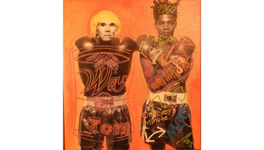 "Two Boxers" by Steve Kaufman