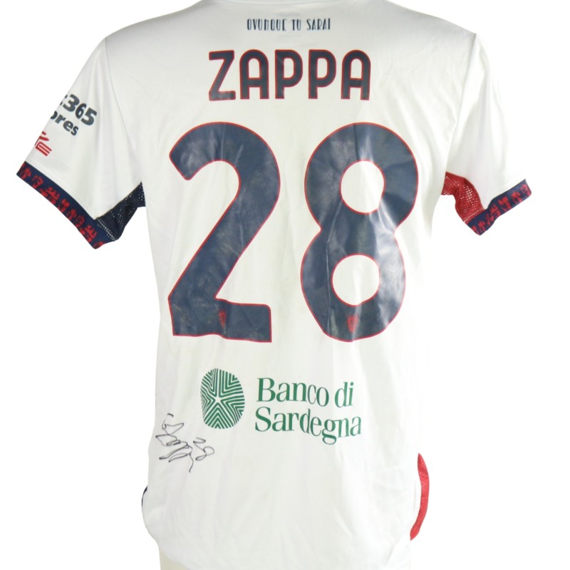 Maglia Zappa Unwashed Sassuolo vs Cagliari, 2026 - Autografata