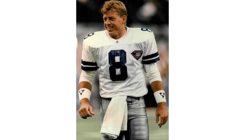 Troy Aikman 8 Quarterback Dallas Cowboys signature shirt