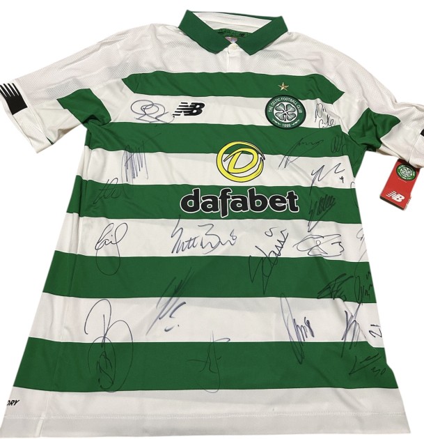 Celtic Official Shirt, 2019/20 - Signed by the Team