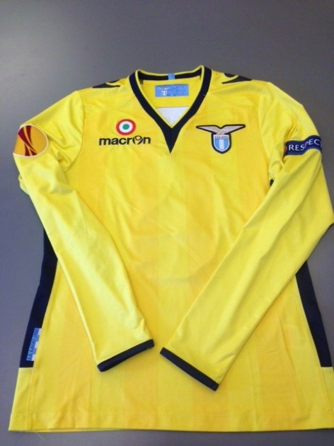Lazio match issued shirt, Hernanes, Europa League 2013/2014 - signed