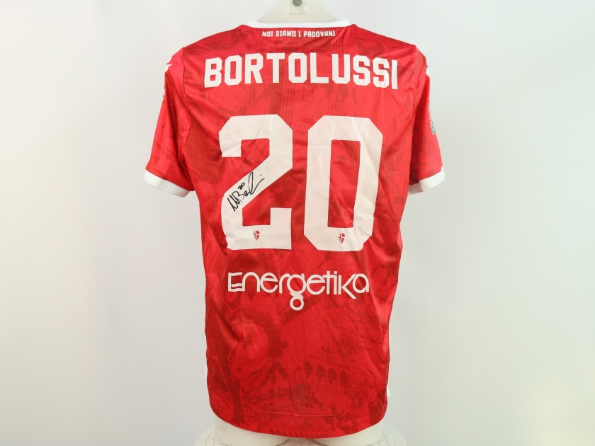 Maglia Bortolussi unwashed Albinoleffe vs Padova 2024 - Autografata