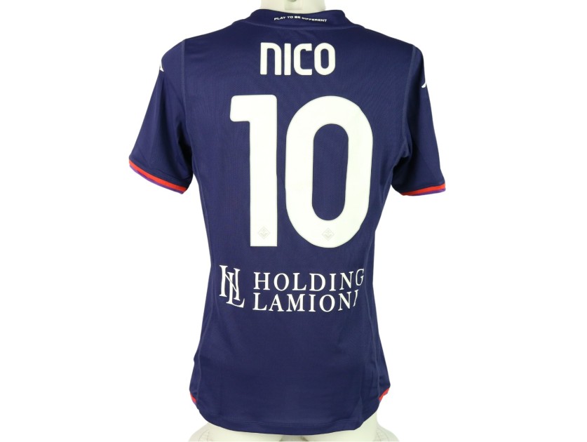 Nico Gonzalez's Fiorentina Match Shirt, 2023/24