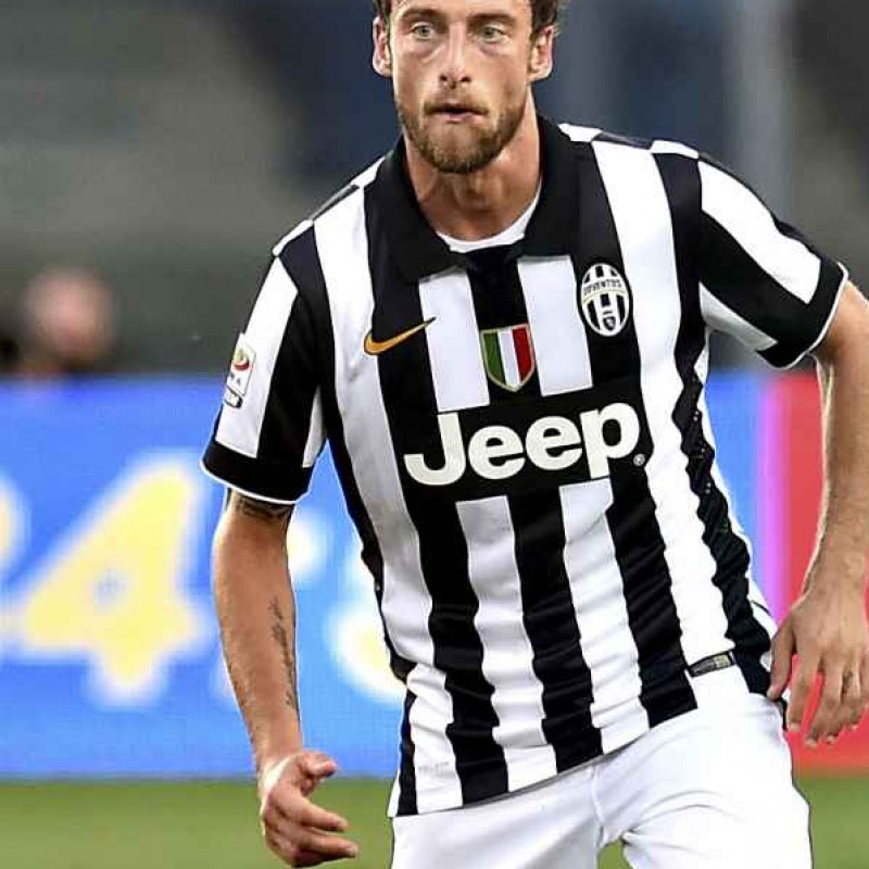 Marchisio Juventus, match iussed/worn shirt, Serie A 2014/2015