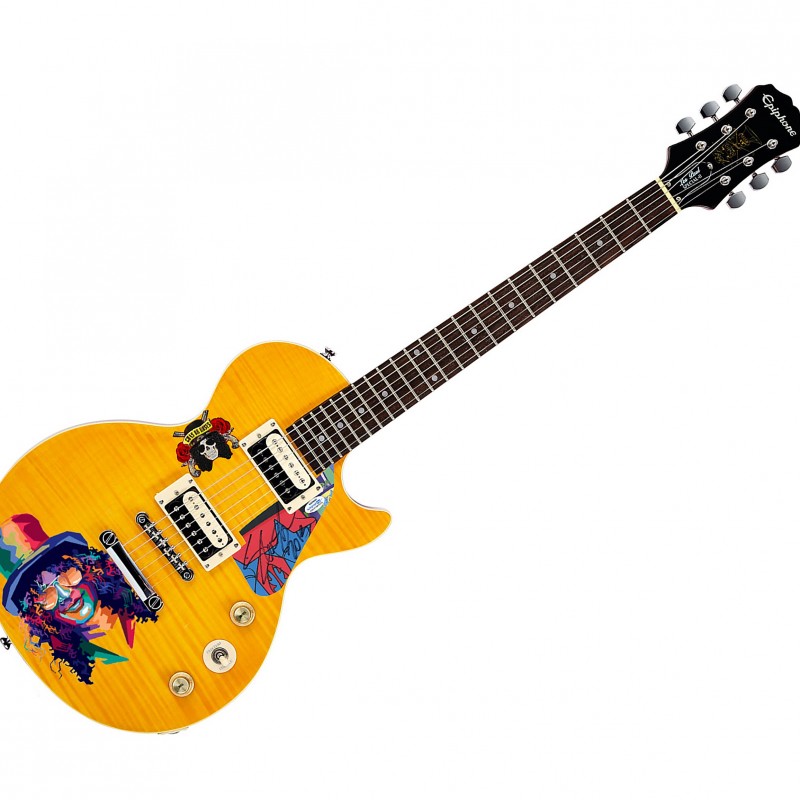 Slash Signed Signature Model Epiphone Les Paul Guitar
